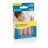 OHROPAX - Soft - Ohrstöpsel - 1x 10 Stück - Wiederverwendbare In-Ohr-Stöpsel aus Schaumstoff gegen schädlichen Lärm - zum Entspannen, Schlafen und Musik hören