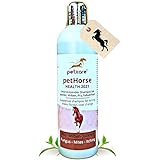 Peticare Spezial Pferde-Shampoo bei Juckreiz Milben Pilz Floh - Pflege-Shampoo bei unangenehmem Fell-Geruch, pflegt die Pferde-Haut, effektive Pflege-Formel - petHorse Health 2021